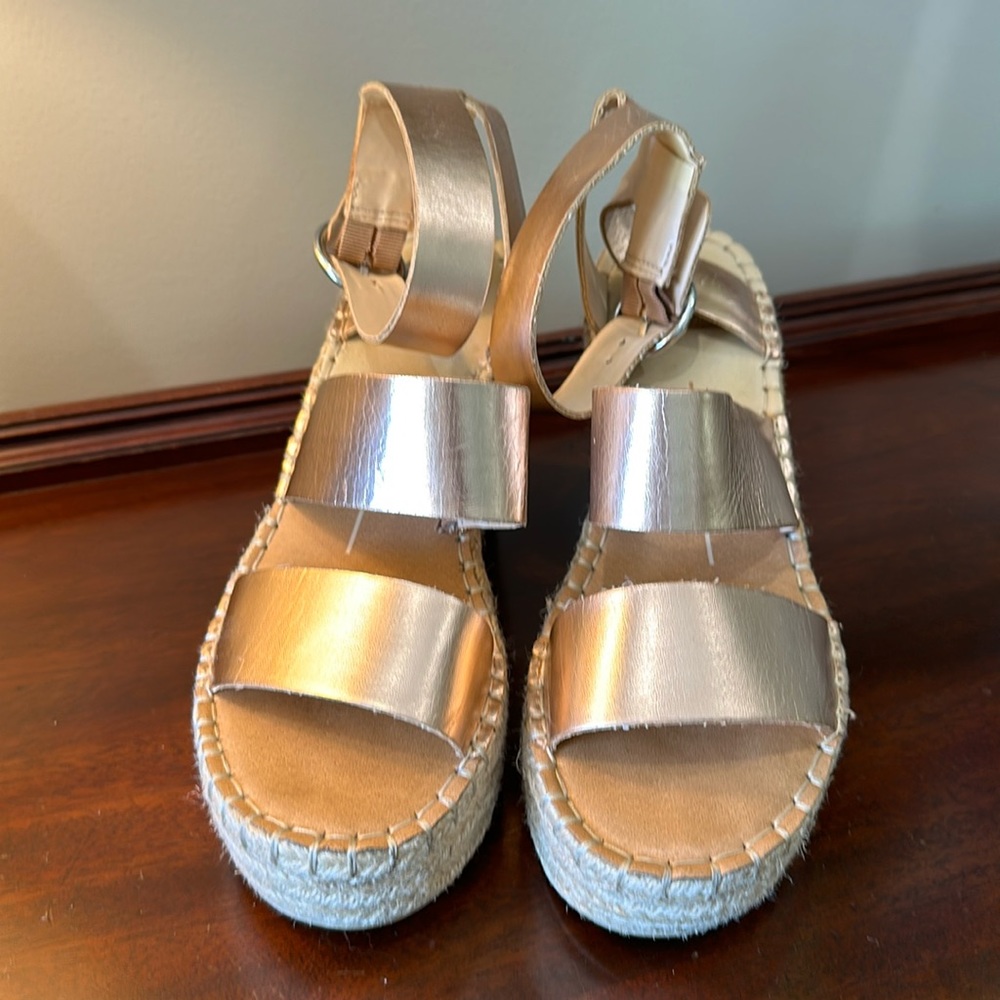 Dolce Vita Rose Gold Wedge Sandals